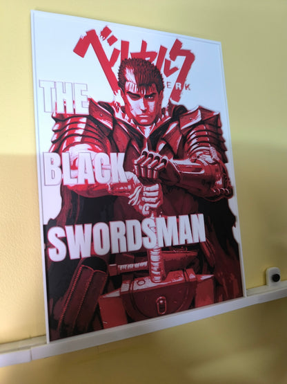 Plaque Décorative Guts The Black Swordsman | Berserk