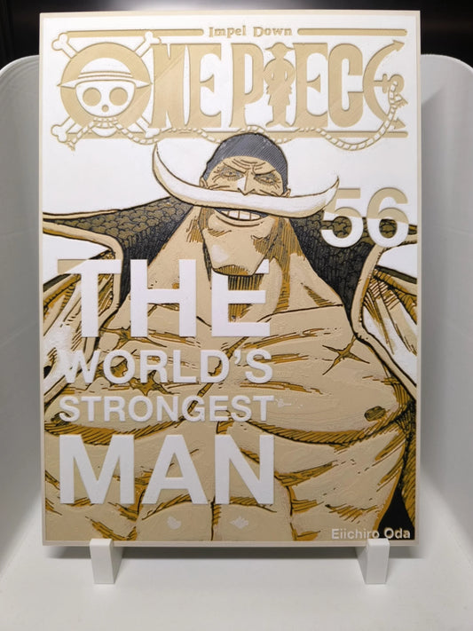 Affiche One Piece Impel Down avec personnage musclé l'homme le plus fort du monde n°56