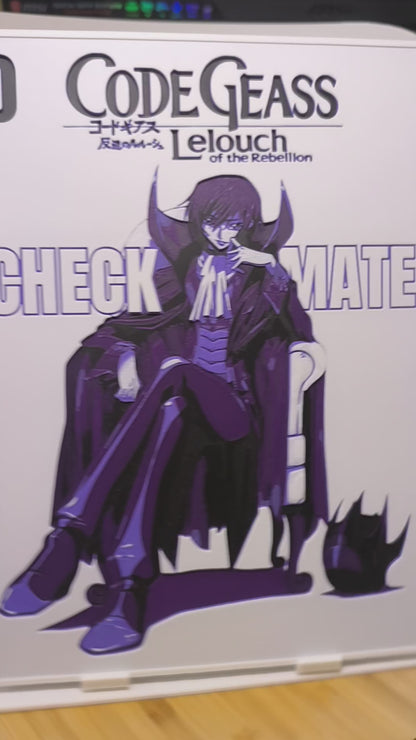 Plaque Décorative Lelouch Checkmate | Code Geass