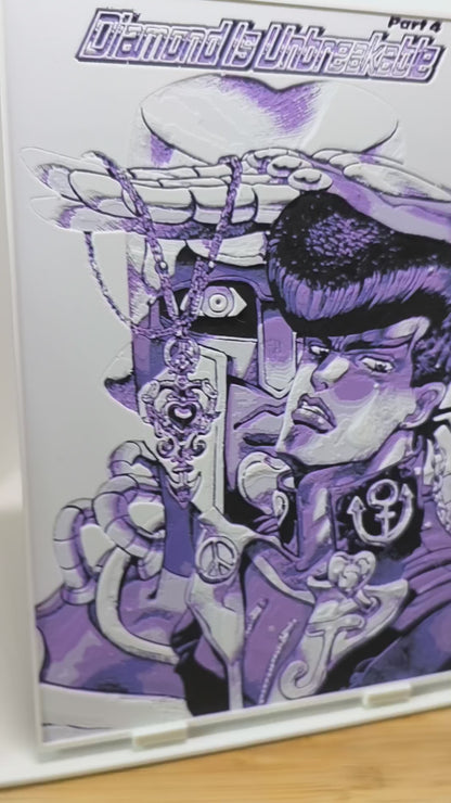 Plaque Décorative Josuke Higashikata & Crazy Diamond | JoJo's Bizarre Adventure Part 4