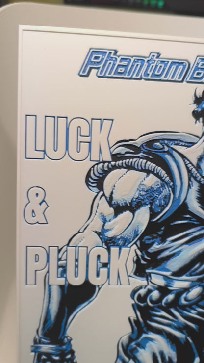 Plaque Décorative Jonathan Joestar Luck & Pluck | JoJo's Bizarre Adventure Part 1