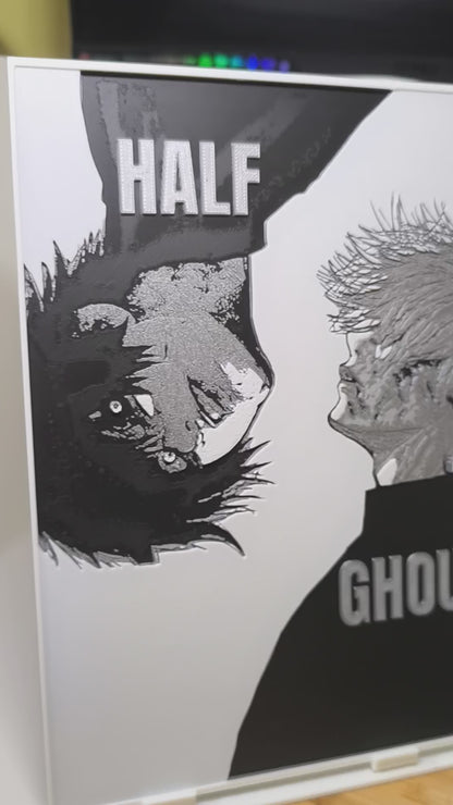 Plaque Décorative Ken Kaneki Half Ghoul | Tokyo Ghoul