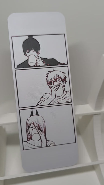 Marque-page Aki, Denji & Power - Chainsaw Man