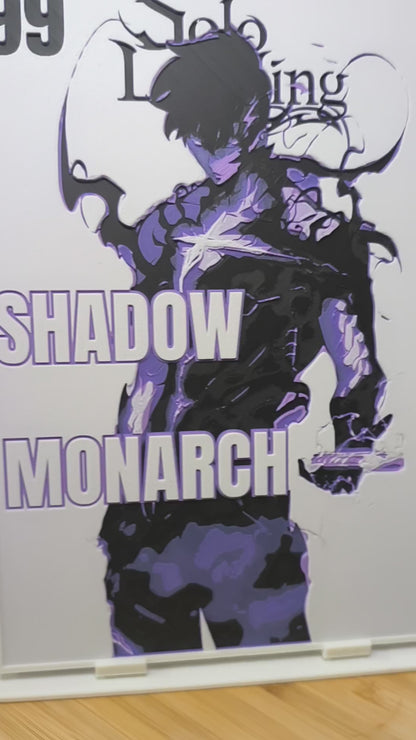 Plaque Décorative Sung Jin-Woo Shadow Monarch | Solo Leveling