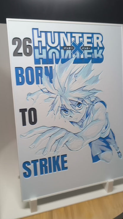 3D decoration Hunter × Hunter Kilua – Born to Strike