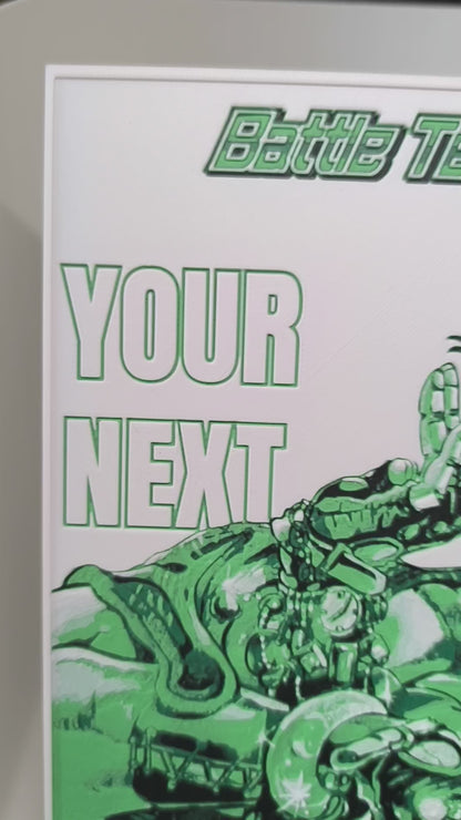 Plaque Décorative Joseph Joestar Your Next Line Is... | JoJo's Bizarre Adventure Part 2