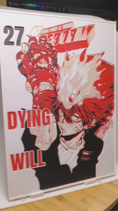 Plaque Décorative Tsunayoshi Sawada Dying Will | Reborn!