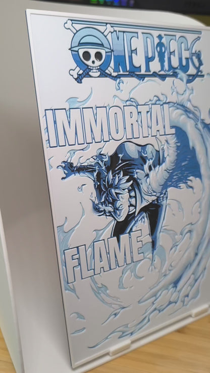 Plaque Décorative Marco le Phénix Immortal Flame | One Piece