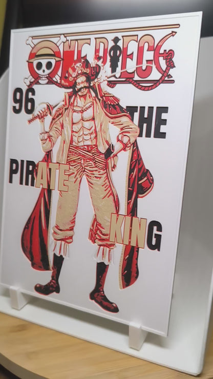 3D decoration Gol D. Roger – The Pirate King | One Piece